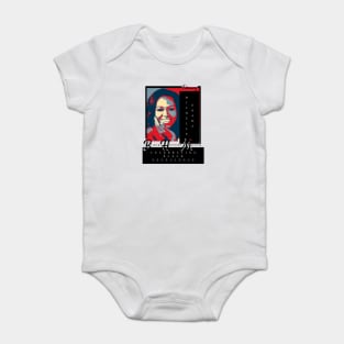 Michelle Obama Black History Month Icon Baby Bodysuit